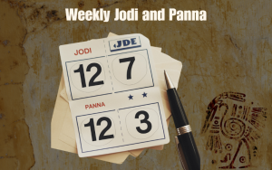 WEEKLY JODI AND PANNA